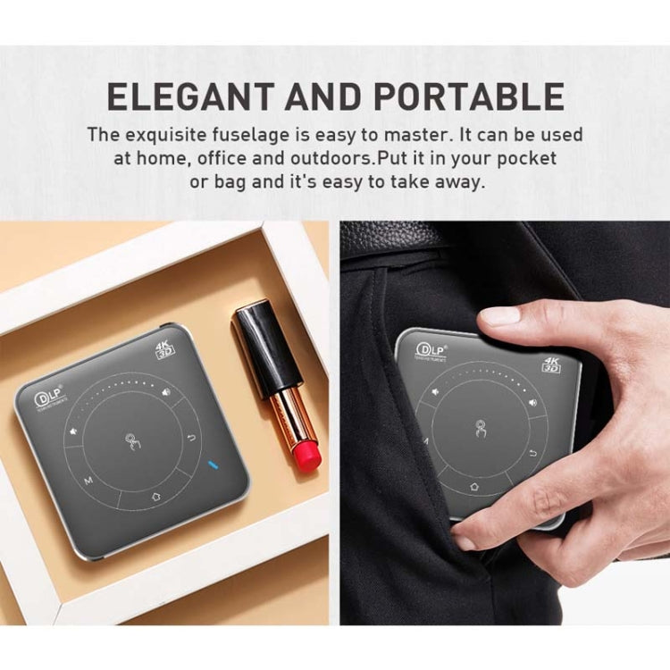 P11 854x480 DLP迷你智能投影儀帶紅外遙控器, 安卓9.0 ,2GB+16GB, 支持2.4G/5G WiFi ,藍牙, TF卡