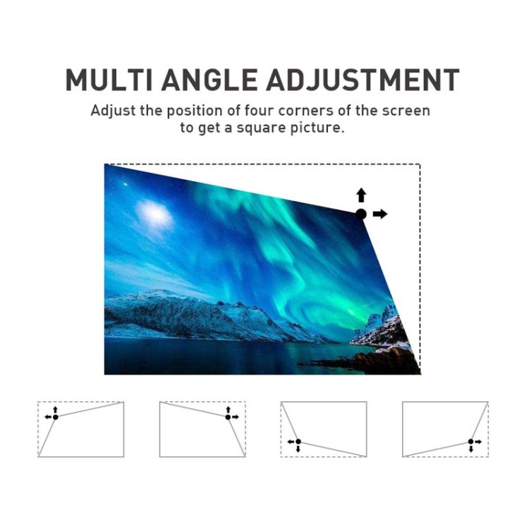 P11 854x480 DLP迷你智能投影儀帶紅外遙控器, 安卓9.0 ,2GB+16GB, 支持2.4G/5G WiFi ,藍牙, TF卡