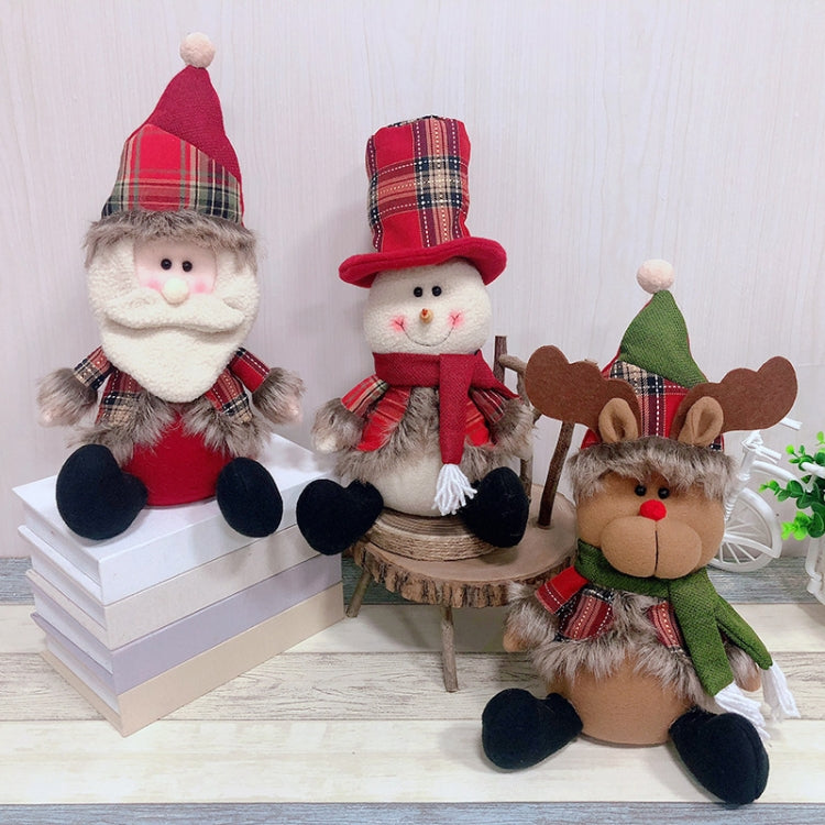 聖誕節公仔擺件兒童節日禮物聖誕裝飾品