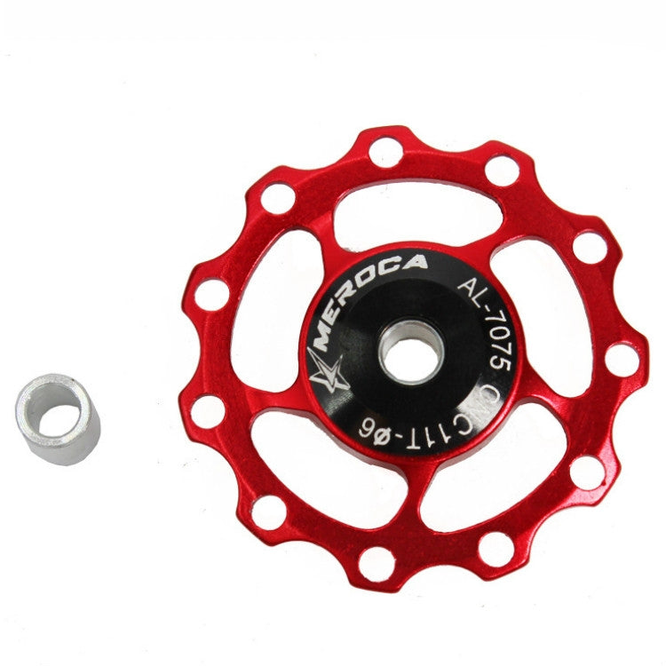 MEROCA Metal Bearings Mountain Bike Road Bike Rear Derailleur Guide Wheel 11T/13T Guide Wheel