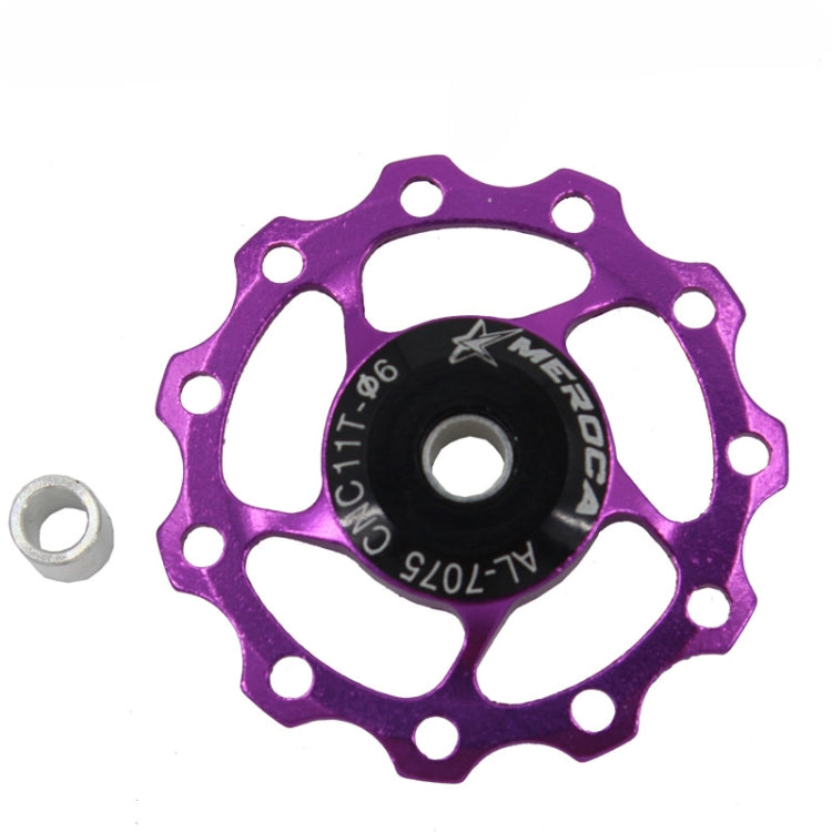 MEROCA Metal Bearings Mountain Bike Road Bike Rear Derailleur Guide Wheel 11T/13T Guide Wheel