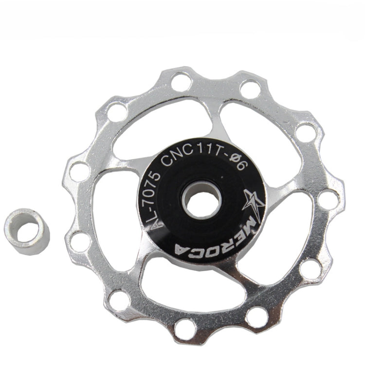 MEROCA Metal Bearings Mountain Bike Road Bike Rear Derailleur Guide Wheel 11T/13T Guide Wheel