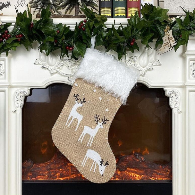 聖誕麋鹿襪掛飾糖果禮物袋節假日裝飾品