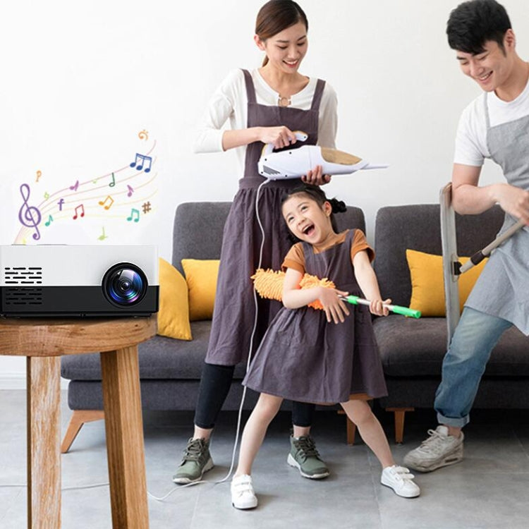 S261/J16 家用迷你高清1080P便攜LED投影機，支持TF卡/AV/U盤