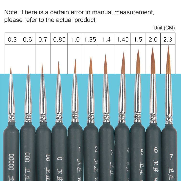 衛庄勾線筆繪畫手繪水彩狼毫勾線筆畫畫描邊細線毛筆