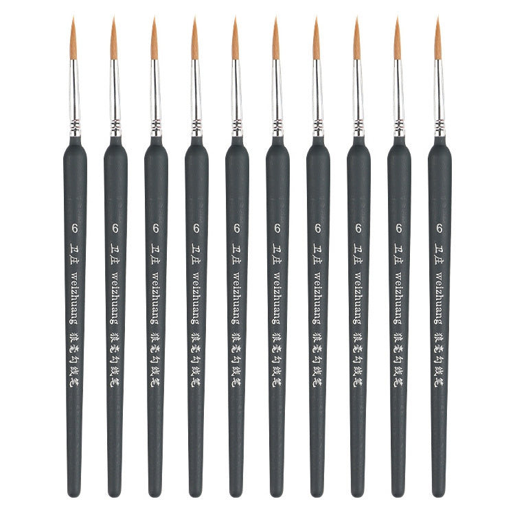 衛庄勾線筆繪畫手繪水彩狼毫勾線筆畫畫描邊細線毛筆