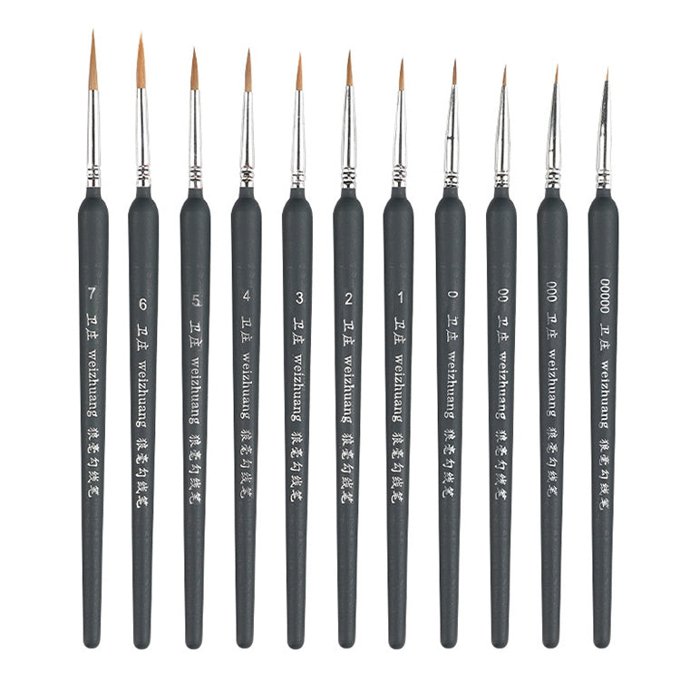 衛庄勾線筆繪畫手繪水彩狼毫勾線筆畫畫描邊細線毛筆