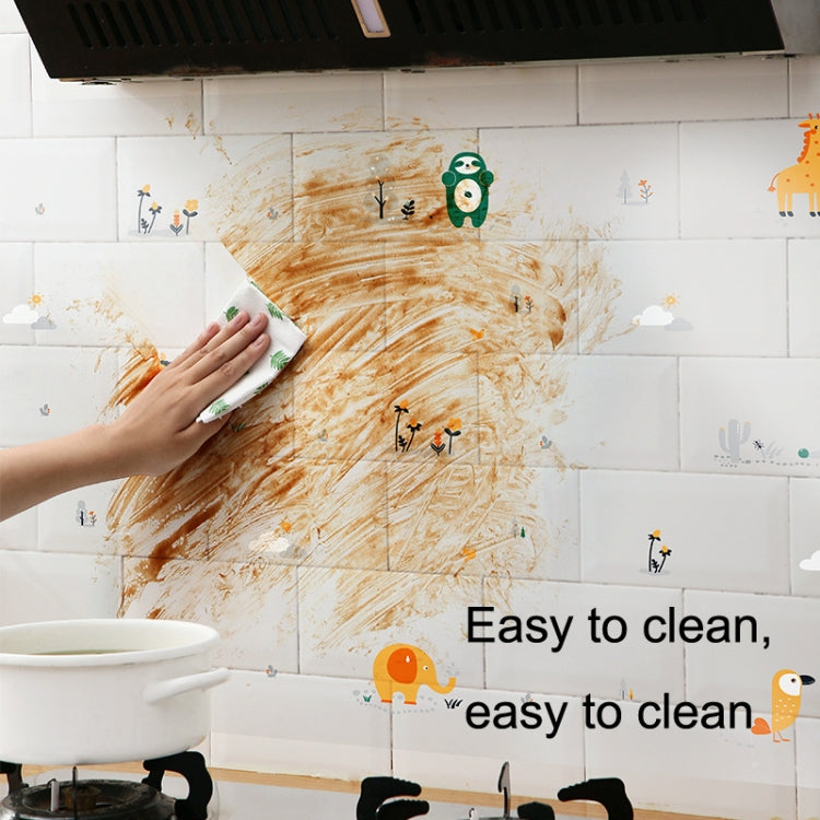 5個一賣 廚房櫃灶台油煙機防油貼紙自粘牆紙