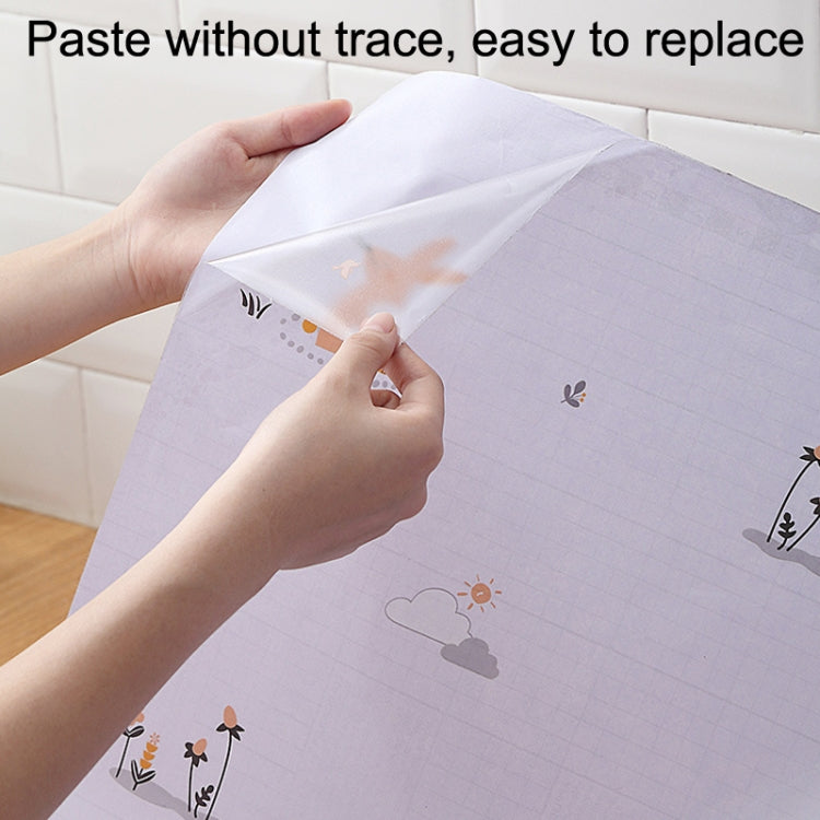 5個一賣 廚房櫃灶台油煙機防油貼紙自粘牆紙