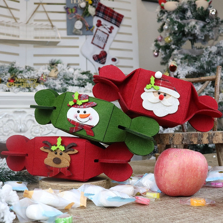 摺疊式糖果禮物包裝袋 創意無紡布袋聖誕節裝飾用品禮品袋