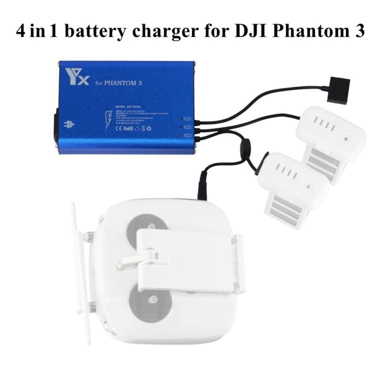 適用於精靈phantom 3 SE Standard充電器充電保姆四路並充板