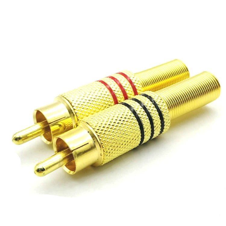 30個賣RCA蓮花頭AV音視頻插頭梅花插頭蓮花頭 RCA頭袋裝