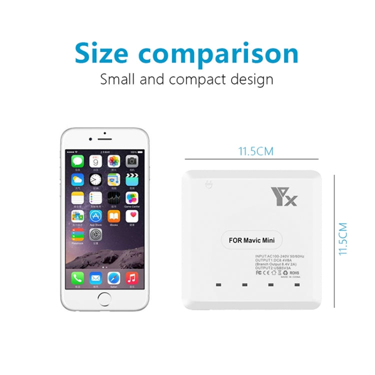 適用於大疆DJI Mavic御迷你充電器電池管家USB充搖控器配件