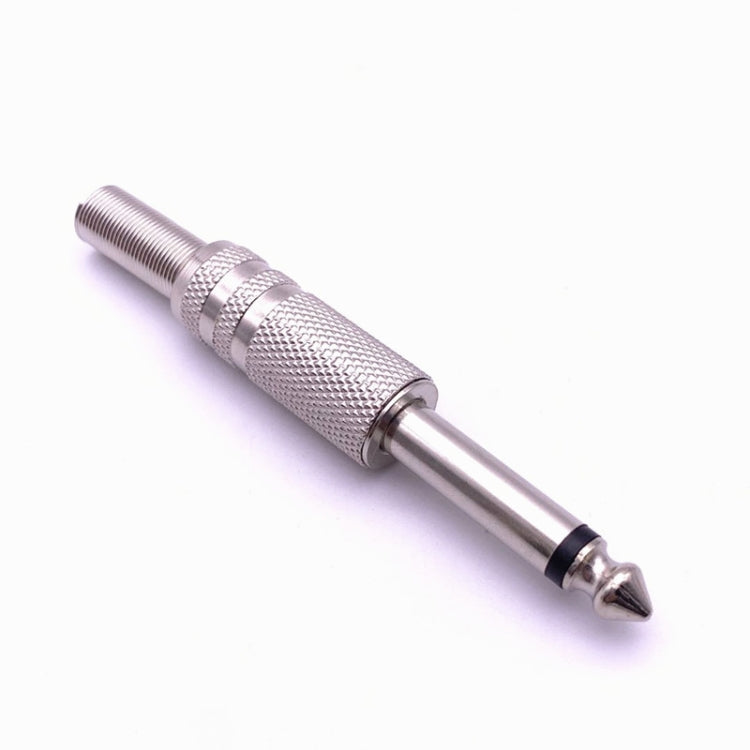 40個賣 單聲道音頻插頭話筒大二芯6.35毫米插頭