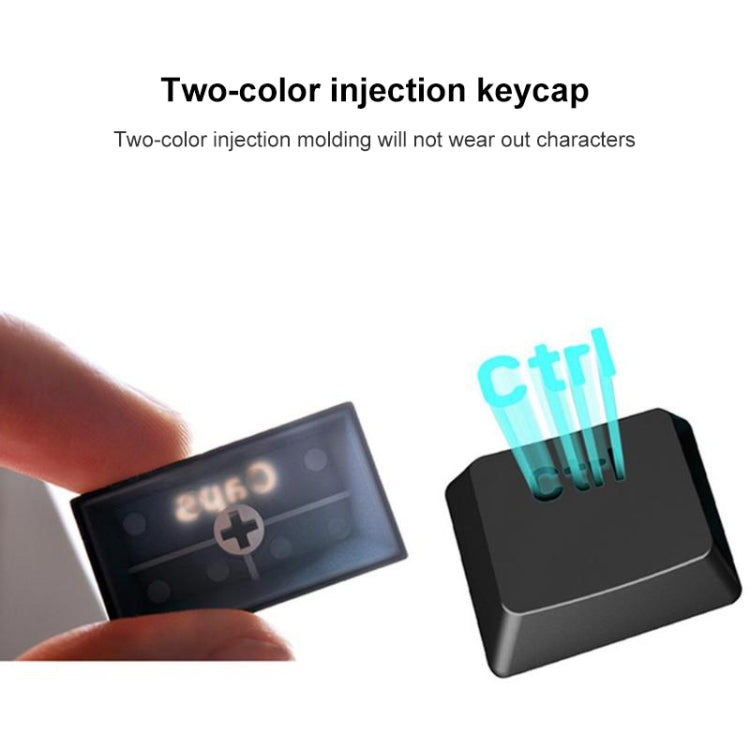 RK61 61鍵 藍牙/無線雙模平板手機遊戲机械鍵盤，線長1.5米