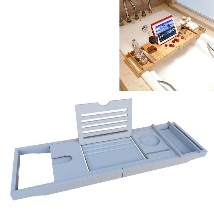 多功能伸縮置物架 衛生間泡澡平板手機支架浴室浴盆浴桶支架