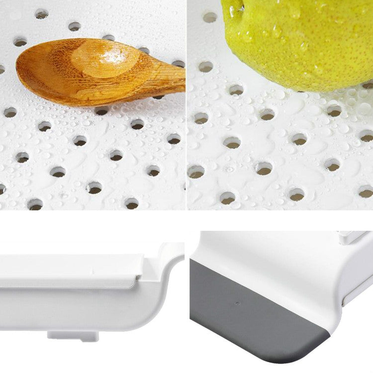 可伸縮瀝水浴缸架 衛生間塑料泡澡盆置物架浴缸洗澡收納架