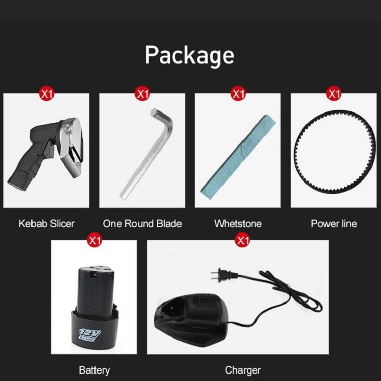 電動烤肉切片機充電手持烤肉切片刀 歐規