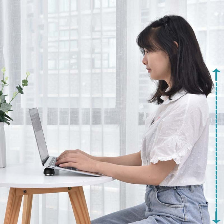 創意筆記本電腦小巧便攜隱形蘑菇支架桌面增高扇熱器架子