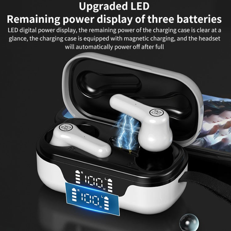 ANC藍牙耳機雙耳帶倉商務5.1版本運動TWS立體聲無線