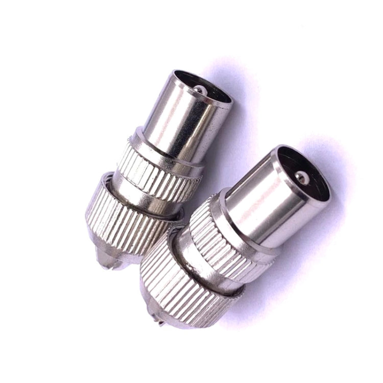 50個賣 金屬天線TV插頭有線電視視頻射頻線插頭RF公頭