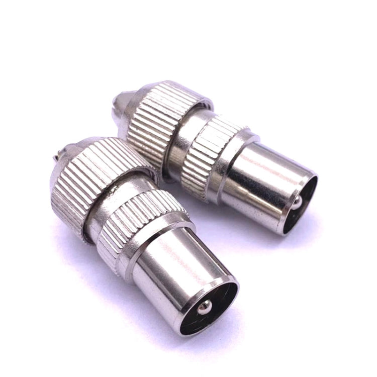 50個賣 金屬天線TV插頭有線電視視頻射頻線插頭RF公頭