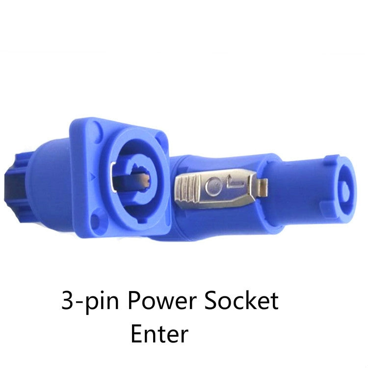 10個賣 功放音響音箱三芯電源插頭3P LED屏電源音響電源插座