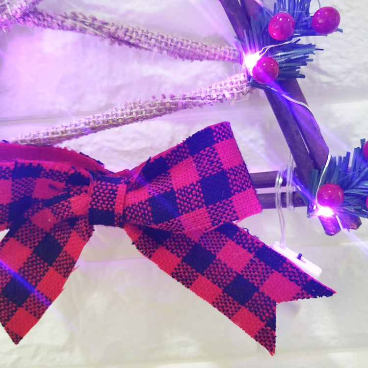 聖誕LED花圈 壁門掛件 聖誕藤圈