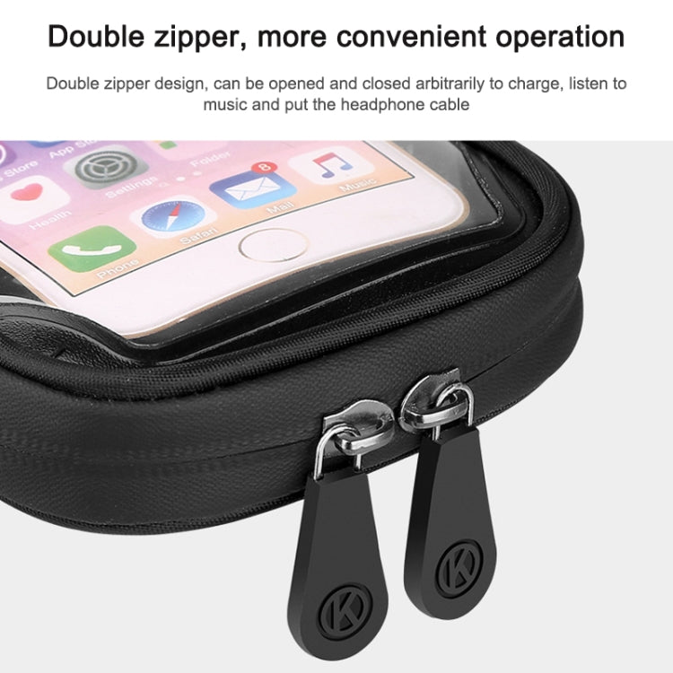 山地車卡包觸摸屏手機架摩托電動車防水導航支架遮陽手機架