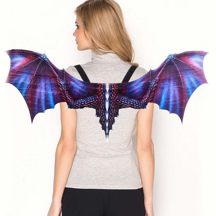 萬聖節狂歡節成人裝飾無紡布龍翅膀Cosplay翅膀道具