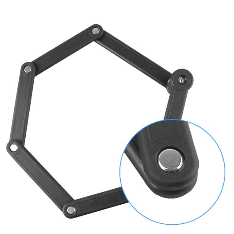 Tonyon 通用抗液壓剪自行車鎖四節摺疊山地車鎖