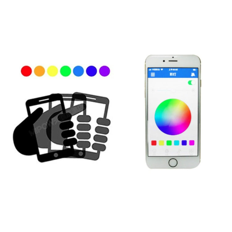 E27 LED音樂燈泡智能七彩遙控煥醒燈