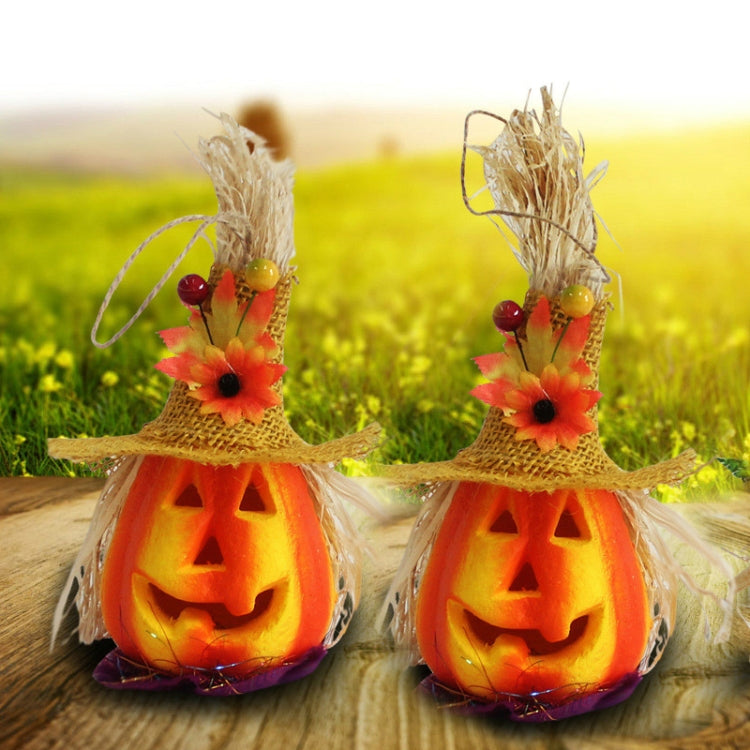 萬聖節南瓜燈鏤空發光泡沫酒吧裝飾