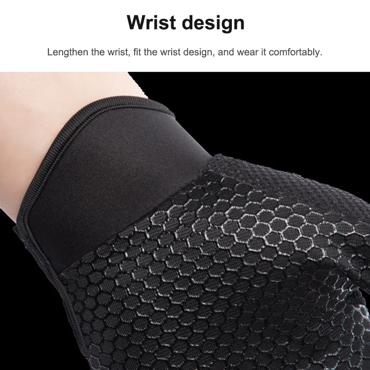 HSLEJP 戶外運動透氣手套觸屏防滑騎行全指手套