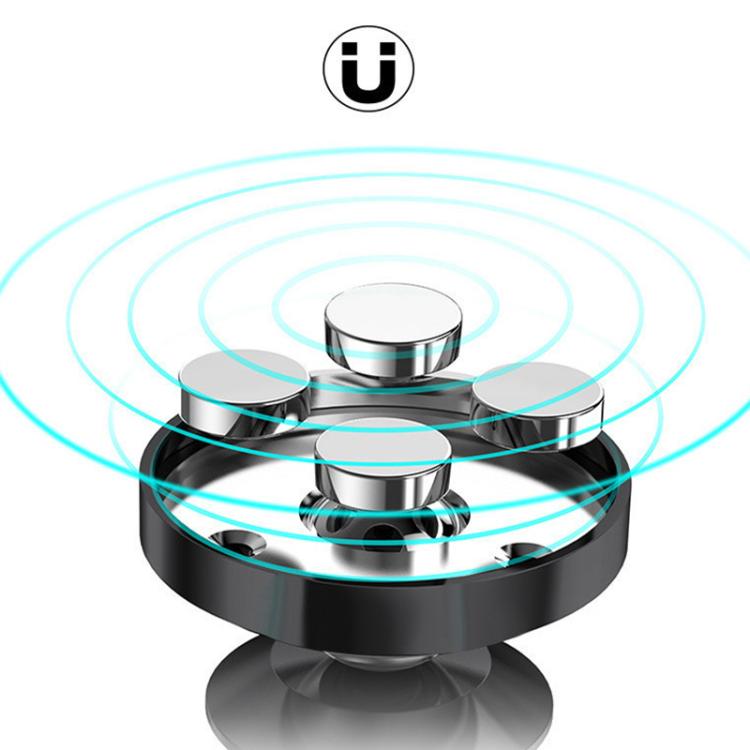 汽車手機支架合金磁吸通用型雙球旋轉車載手機支架