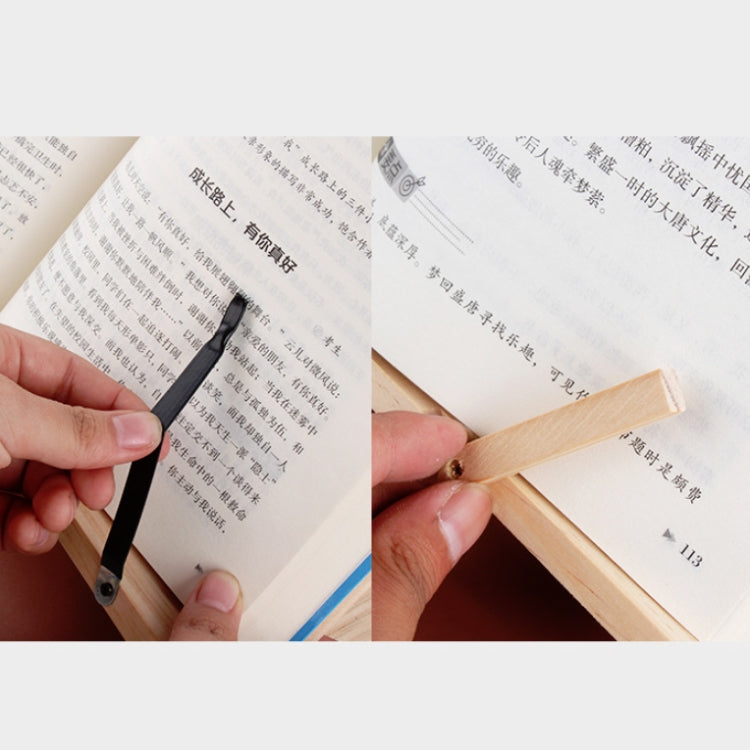 木質閱讀架兒童筆記本支架防近視書立