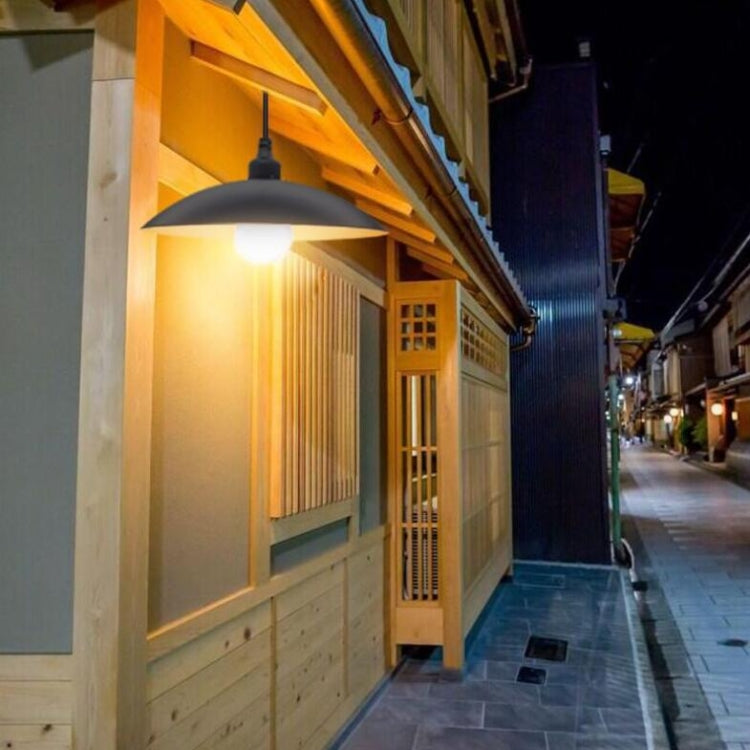 太陽能庭院壁燈戶外防水吊燈 雙光色智能遙控路燈