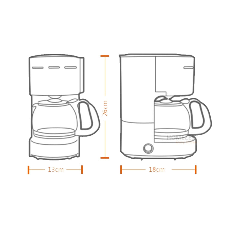 HOMEZEST 家用小型咖啡機 全自動便攜滴漏式現磨咖啡機