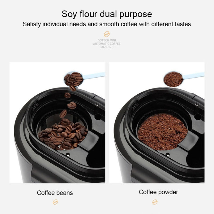 GOTECH 家用小型咖啡機 全自動研磨一體商用現磨滴漏咖啡壺