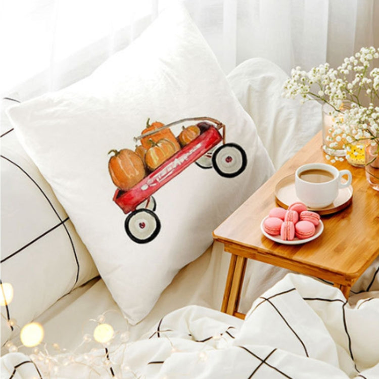 2個一賣 萬聖節南瓜短毛絨超柔枕套 不含枕芯