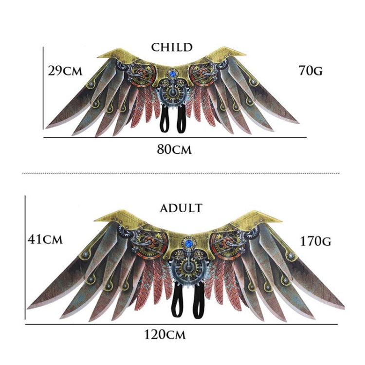 萬聖節狂歡節舞台裝扮道具成人兒童cosplay朋克刀片翅膀