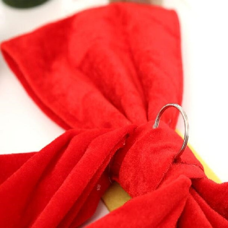 精靈腳掛飾聖誕樹蝴蝶結精靈靴掛件酒店氣氛布置