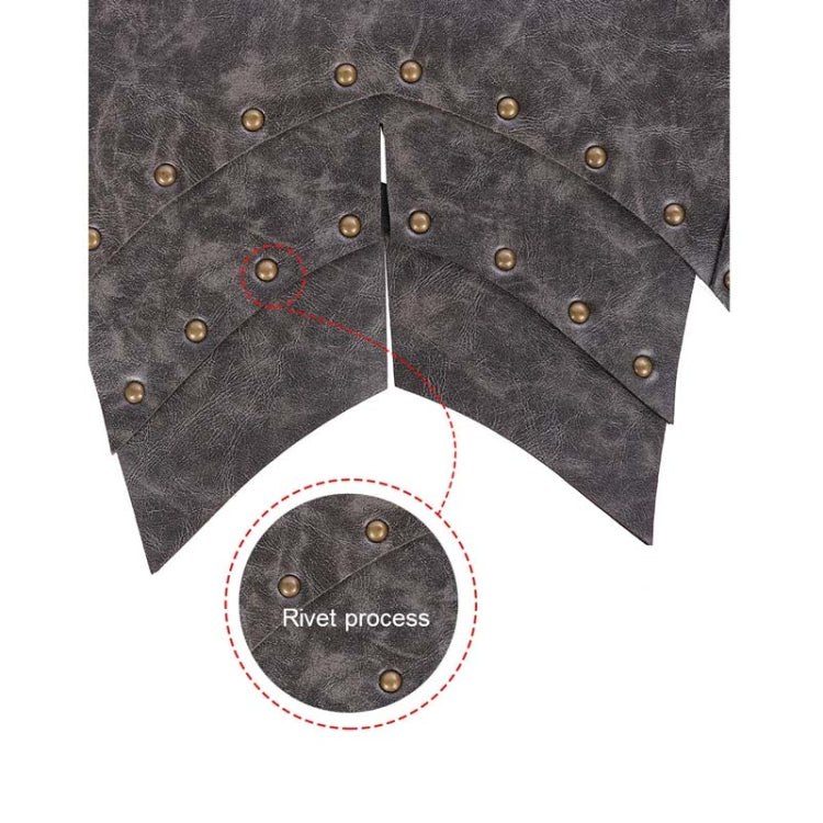 萬聖節狂歡節舞台道具 成人PU皮革武士Cosplay盔甲