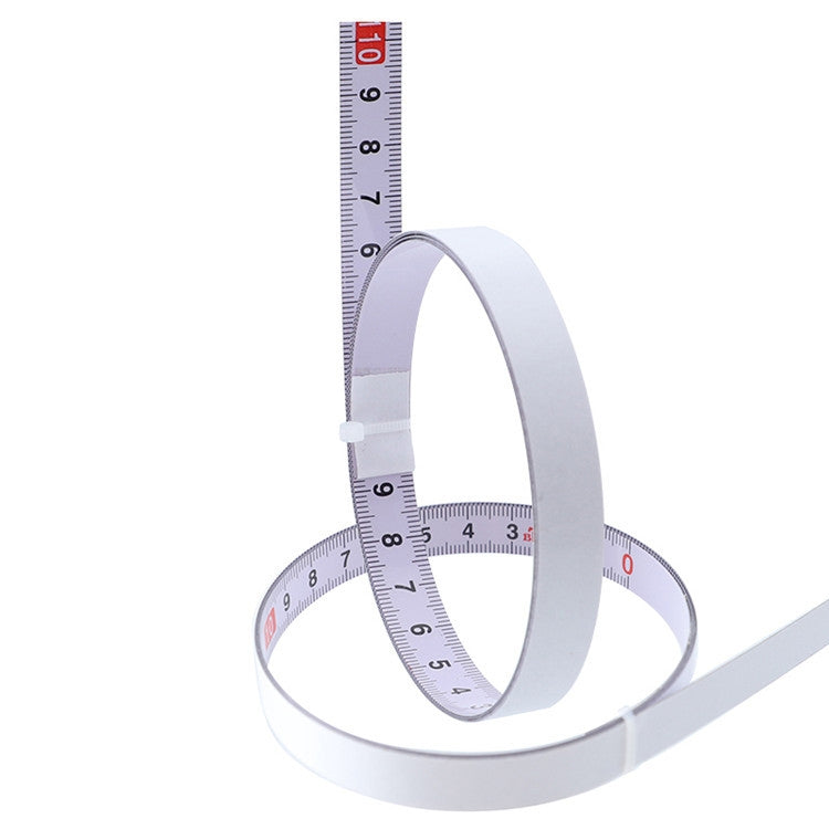 粘性刻度鋼尺帶膠刻度捲尺自粘尺