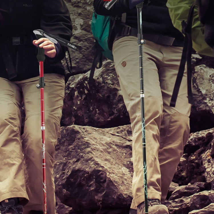 TANERDD TR-D0001 登山杖鋁合金摺疊戶外手扙徒步爬山拐棍