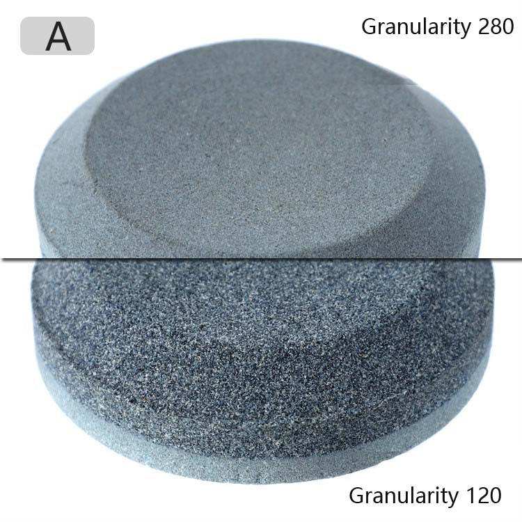 2 PCS Double-Sided Whetstone Kitchen Knives Round Knife Sharpener, Style:B