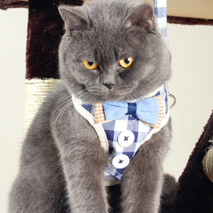 寵物牽引繩胸背帶防掙脫背心式小型犬溜繩