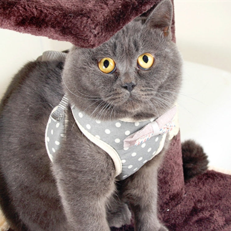 寵物牽引繩胸背帶防掙脫背心式小型犬溜繩