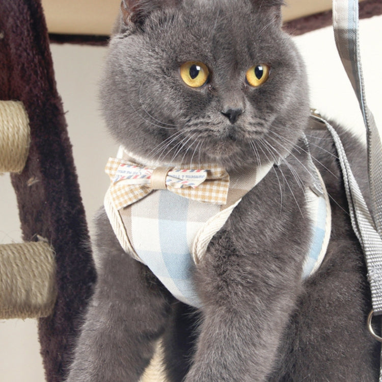 寵物牽引繩胸背帶防掙脫背心式小型犬溜繩