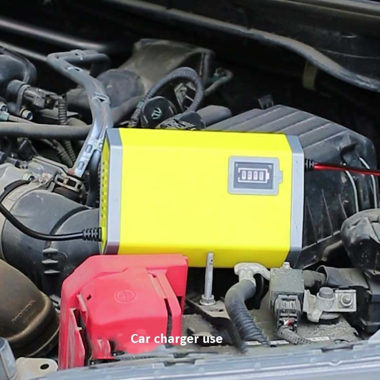 12V摩托車電瓶充電器智能修復充滿自停充電器，國標